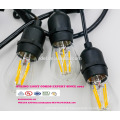 SLT-1202 E26 14AWG lamp holder LED festoon Bulb Belt string Light indoor or outdoor for christmas